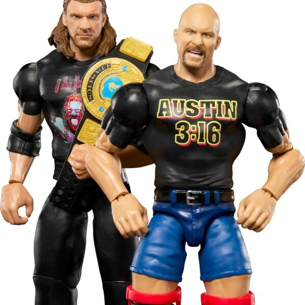 Mattel WWE Championship Stone Cold Steve Austin & Triple H