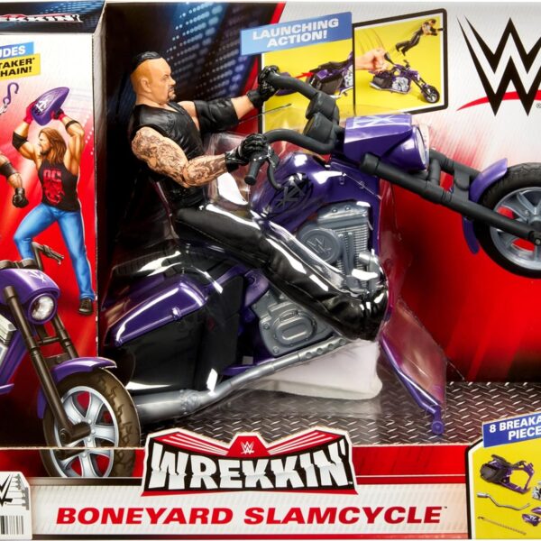 Mattel WWE Wrekkin’ Undertaker with Slamcycle Motorcycle