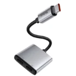 Mcdodo 2in1 Dual USB-C to C PD 60W & Type C Audio Adapter – CA-5570