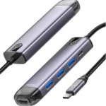 Mcdodo 5 in 1 PD 100W HUB with HDMI, USB-A 3.0*3; USB-C (PD 100W) HU-7750