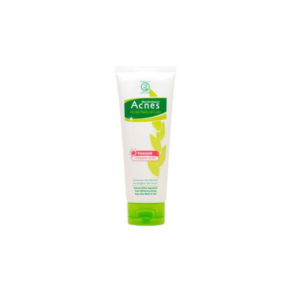 Mentholatum Acnes Natural Care Face Wash Complete White – 50ml