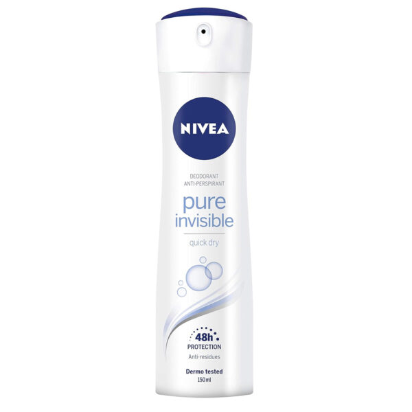 Nivea Pure Invisible Anti-Perspirant Deodorant Spray 150ml