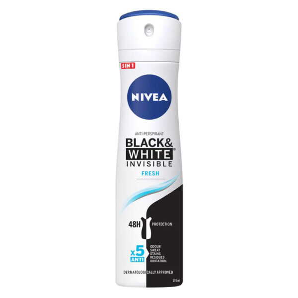 Nivea Women Black & White Invisible Fresh Anti-Perspirant 150ml