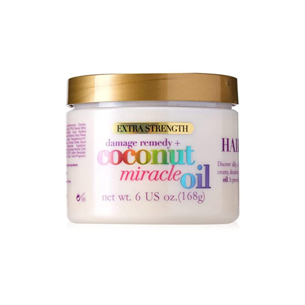 OGX Coconut Miracle Oil Hair Mask for Damaged Hair, Extra Strength – 168g