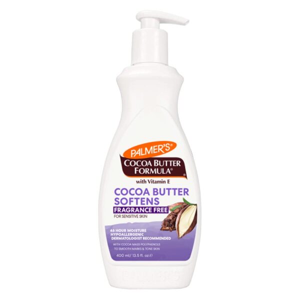 Palmers Cocoa Butter Softens Body Lotion Fragrance Free – 400ml