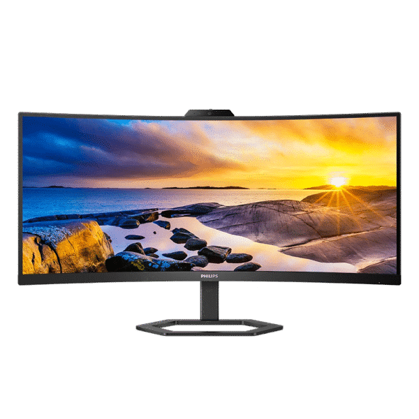 34″ Philips 34E1C5600HE/27 Curved Ultra Wide with Webcam LCD Monitor