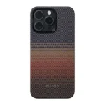 Pitaka MagEZ Compatible Case for iPhone 15 Pro Max – Sunset – KI1501SUM