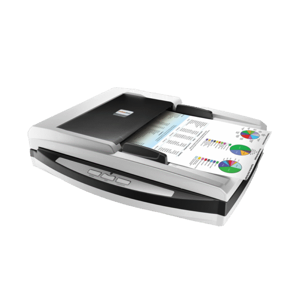 Plustek SmartOffice PL4080 A4 Size Flatbed ADF Scanner