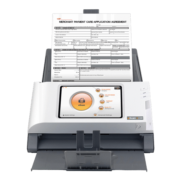 Plustek eScan A350 A4 Size Sheet-Feed Wi-Fi Scanner (Network)