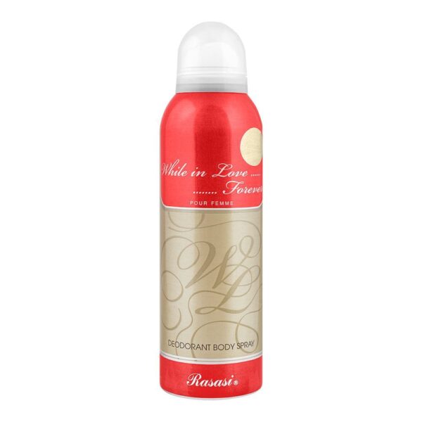 Rasasi While In Love Forever, Deodorant Spray, For Women – 200ml