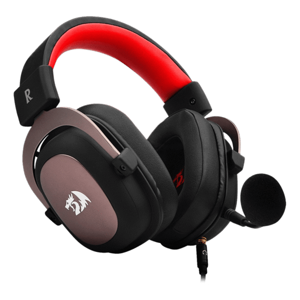 Redragon H510 Zeus 2 Wired Gaming Headset, 7.1 Surround, Detachable Microphone Black