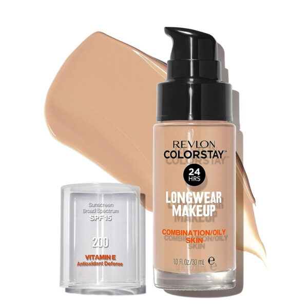 Revlon Colorstay Liquid Foundation Makeup with Pump 200 Nude – 30ml