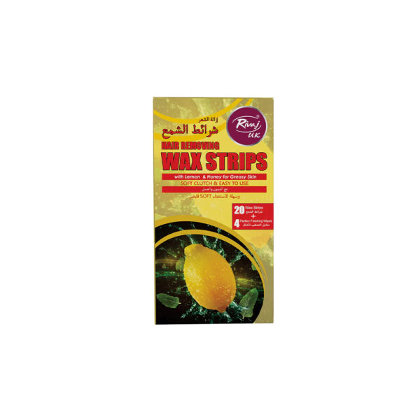 Rivaj Hair Removing Body Wax Strips (lemon & Honey)