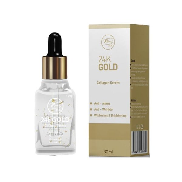Rivaj UK 24K Gold Collagen Face Serum – 30ml