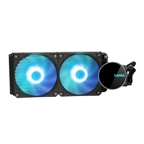SAMA MW240D 240mm Liquid CPU Cooler (Black)
