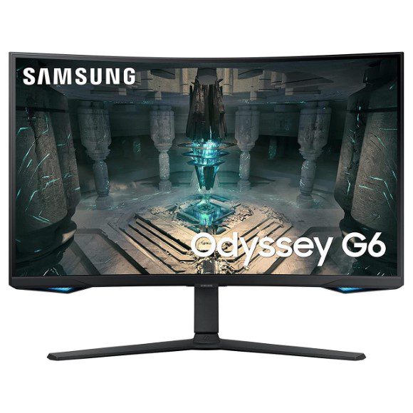 Samsung Odyssey G6 32″ LS32BG650EMXUE G65B WQHD 2560 x 1440 (2K) 240Hz FreeSync Premium Pro (AMD Adaptive Sync) Built-in Speakers Curved Gaming Monitor
