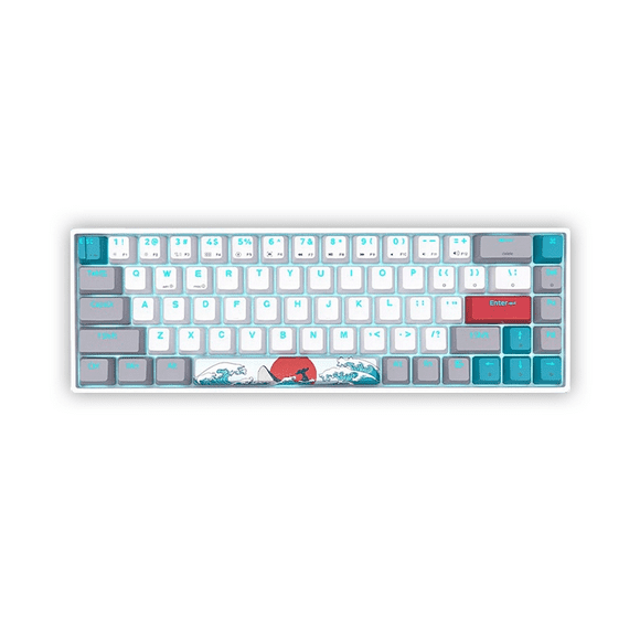 Skyloong SK68s Coral Sea (Glacier Switches) Mechanical Wireless Bluetooth Keyboard