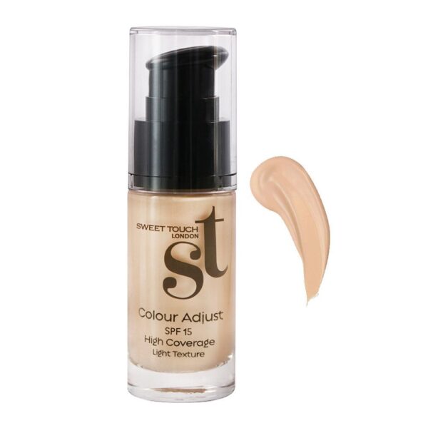 ST London High Coverage Colour Adjust Foundation, HC 136, SPF 15, Light Texture – 30ml