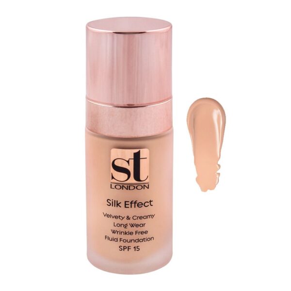 ST London Silk Effect Fluid Foundation, FS38, SPF 15, Velvety & Creamy, Long Wear Wrinkle Filler