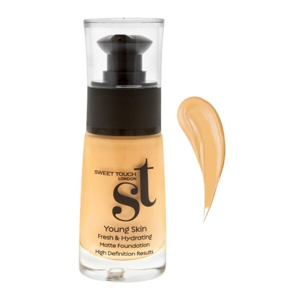 ST London Youthfull Young Skin Mate Foundation, YS 02, Long Wear, Bright Satin Finish – 30ml