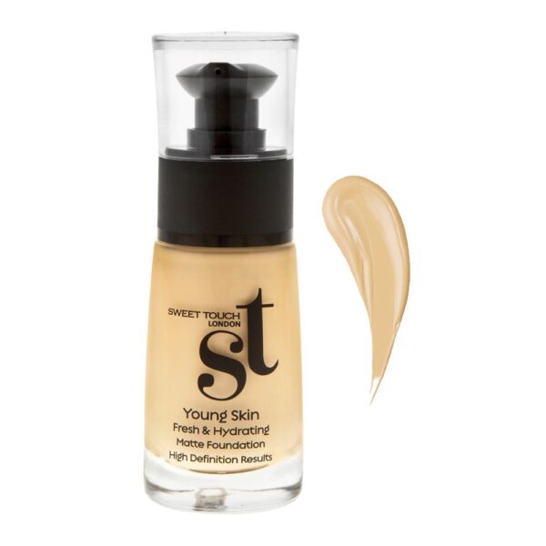 ST London Youthfull Young Skin Matte Foundation, YS 06, SPF 20, Bright Satin Finish – 30ml