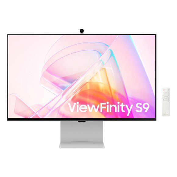 Samsung S9 27″ ViewFinity 5K IPS with Matte Display, Ergonomic Stand and SlimFit Camera Smart Monitor