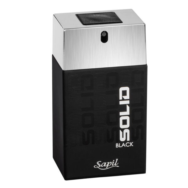 Sapil Solid Black Perfume EDT For Men – 100ml