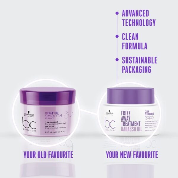 Schwarzkopf BC Bonacure Frizz Away Treatment with Babassu Oil – 200ml