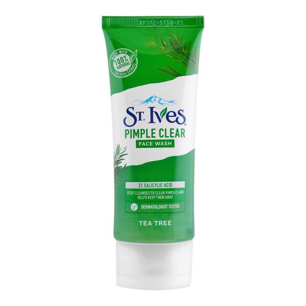 St. Ives Pimple Clear Tea Tree Face Wash – 100g
