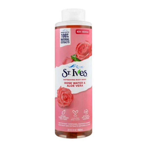 St. Ives Rose Water & Aloe Vera Refreshing Body Wash