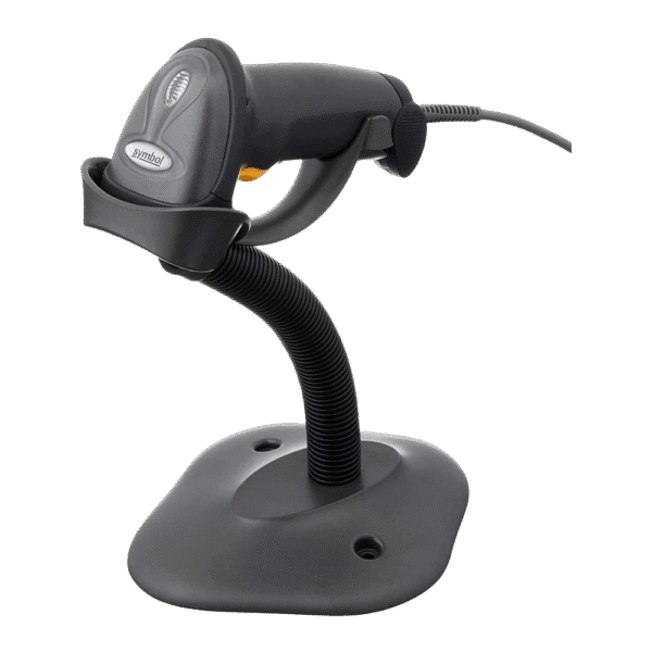 Symbol LS2208 Barcode Scanner with Stand
