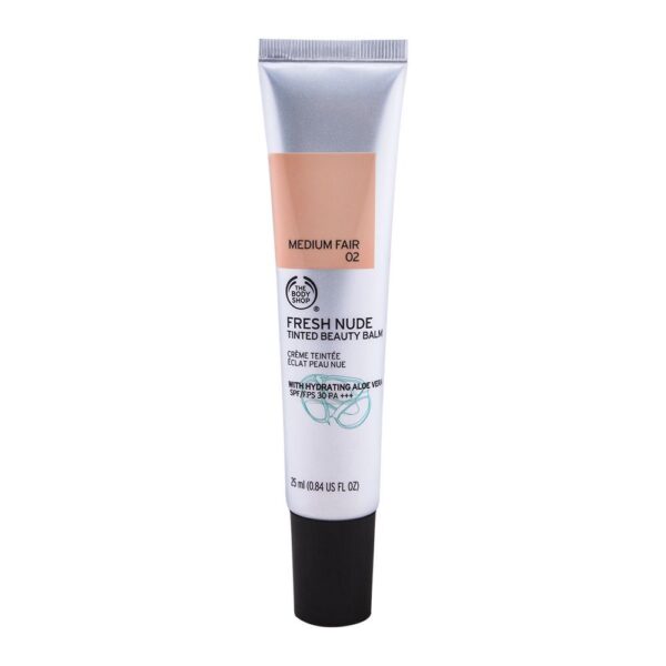 The Body Shop Fresh Nude Tinted Beauty Balm 02 Medium Fair, SPF 30 PA+++, 25ml