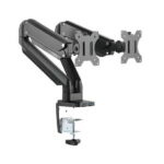 Twisted Minds Dual Monitor Aluminum Slim Mechanical Spring USB Monitor Arm