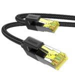 UGREEN 10643 Cat 7 Pure Copper Ethernet Cable Braided – 15m (Black)