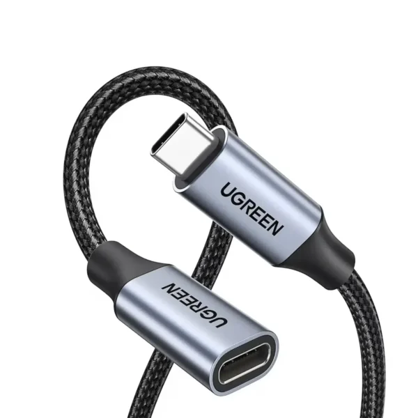 UGREEN 30205 USB – C to USB – C Female Gen 2 1 Meter Alu Case Braided Extension Cable
