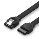 UGREEN 30796 0.5M SATA 3.0 DATA CABLE – BLACK