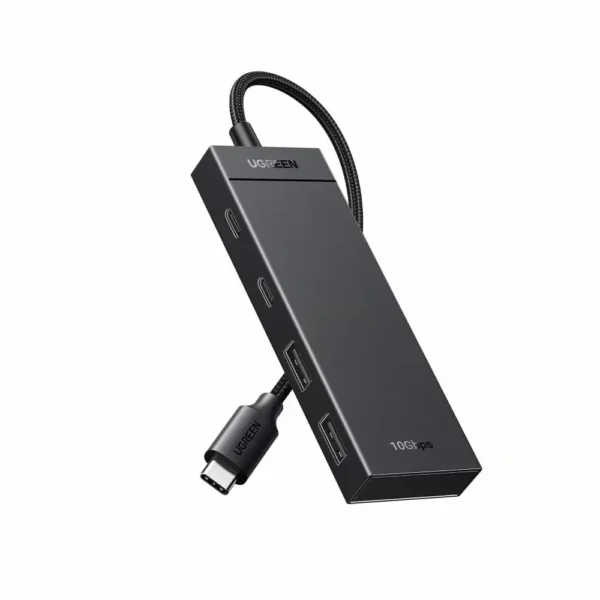 UGREEN 10Gbps 4-in-1 USB 3.2 Adapter Gen 2 with 2 USB-C 3.2 and 2 USB-A 3.2 – 35583