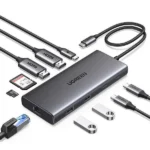 UGREEN USBC 10IN1 2XHDMI+USB-A/C Docking Station – 45380