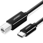UGREEN 50446 USBC to USB2.0 B 2m Printer Cable-BK
