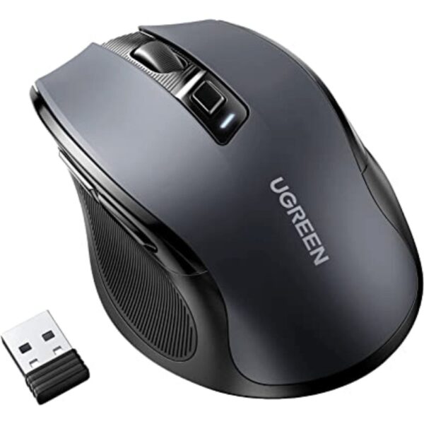 UGREEN 90395 Ergonomic Bt & W/L Mouse Black
