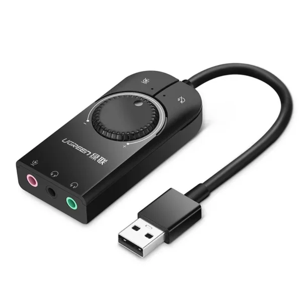 UGREEN USB EXTERNAL STEREO SOUND ADAPTER – 40964