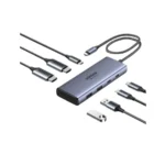 Ugreen 7-In-1 USB-C Hub 2 USB-A, 2 USB-C, 2 HDMI & 100w PD – 45379