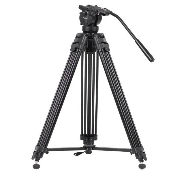 Kingjoy VT-2500 heavy-duty aluminum tripod-3 section,61in, 7.1lbs, with two kinds of fluid head options