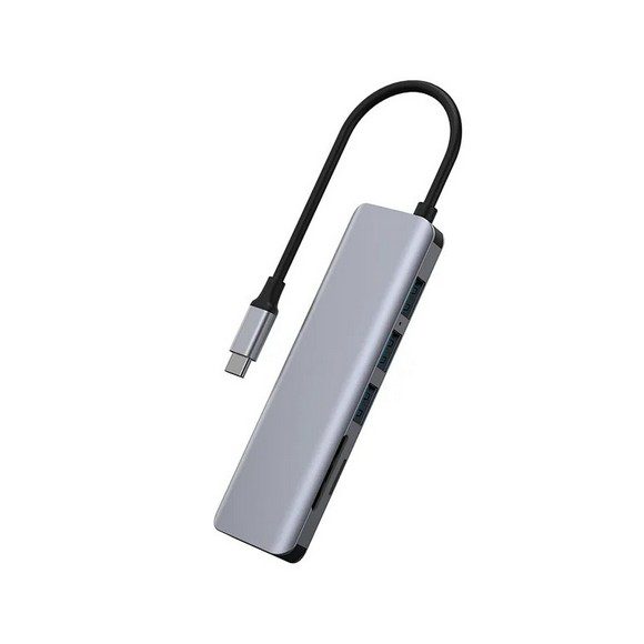 WIWU Alpha A731HC Type C Usb C Adapter 7 in 1 For Macbook
