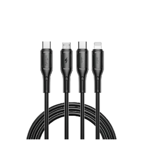 WIWU WI-C046 Type-C TO 3 in 1  Cable – Black
