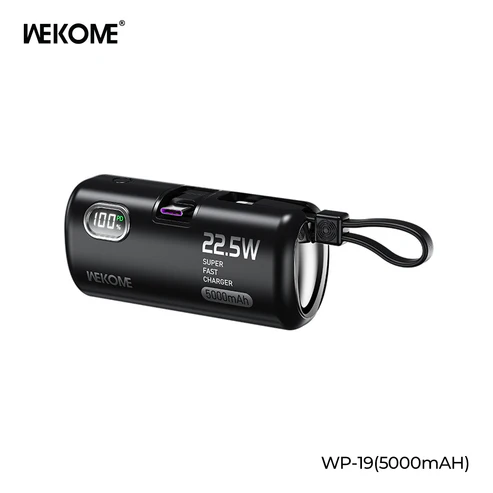 Wekome WP-19 (5000mAh) 22.5W Companion Series Super Fast Charging Power Bank