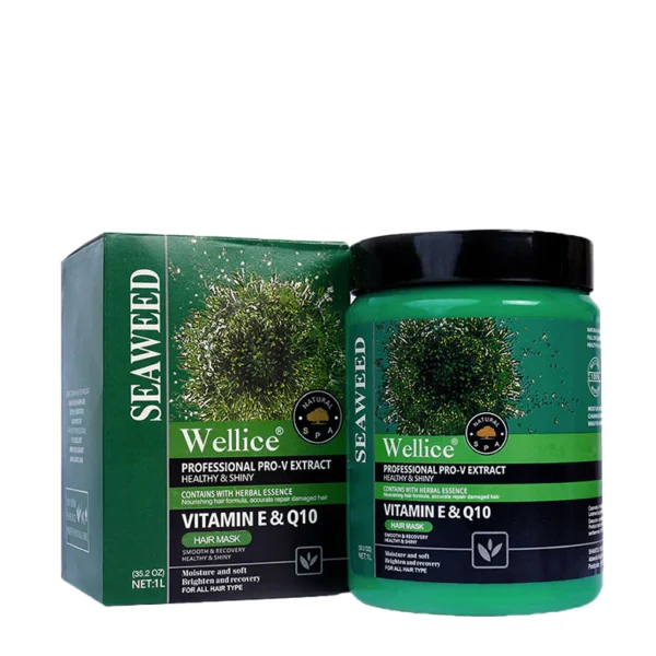 Wellice Seaweed Vitamin E & Q10 Hair Mask 1000g