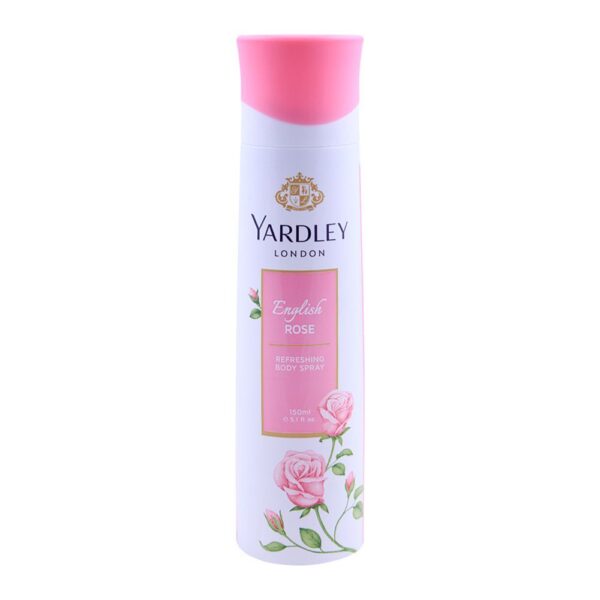Yardley English Rose Deodorant Body Spray For Women – 150ml