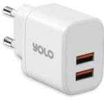 Yolo Y-101 2.4A Charger Dual USB Ports 12w
