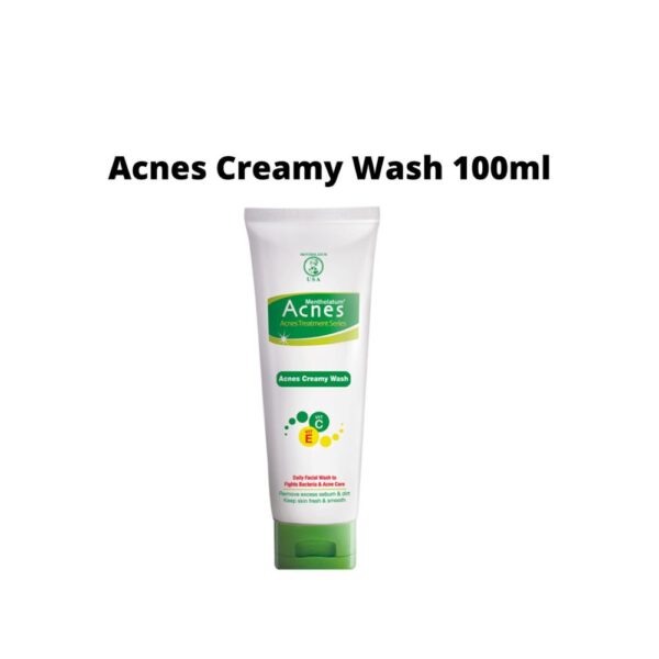 Mentholatum Acnes Natural Care Face Wash Acnes Creamy Wash – 100ml